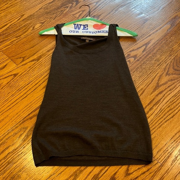 Vittadini Woman’s Brown Merino Wool Tank Size S - Picture 1 of 4